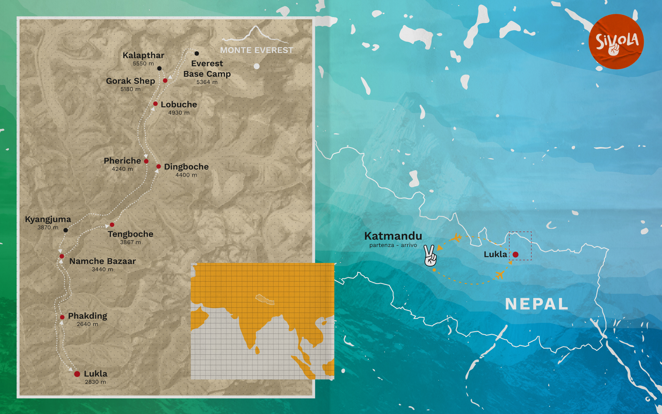 Viaggio di gruppo Nepal Campo Base Everest