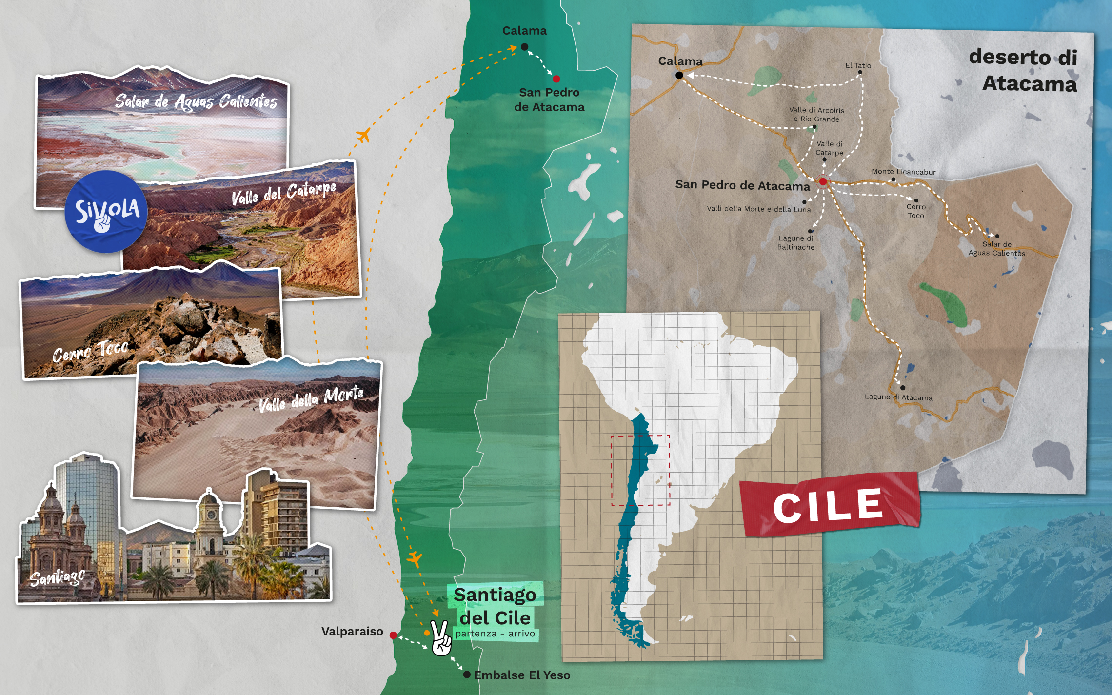 Viaggio di gruppo in Cile