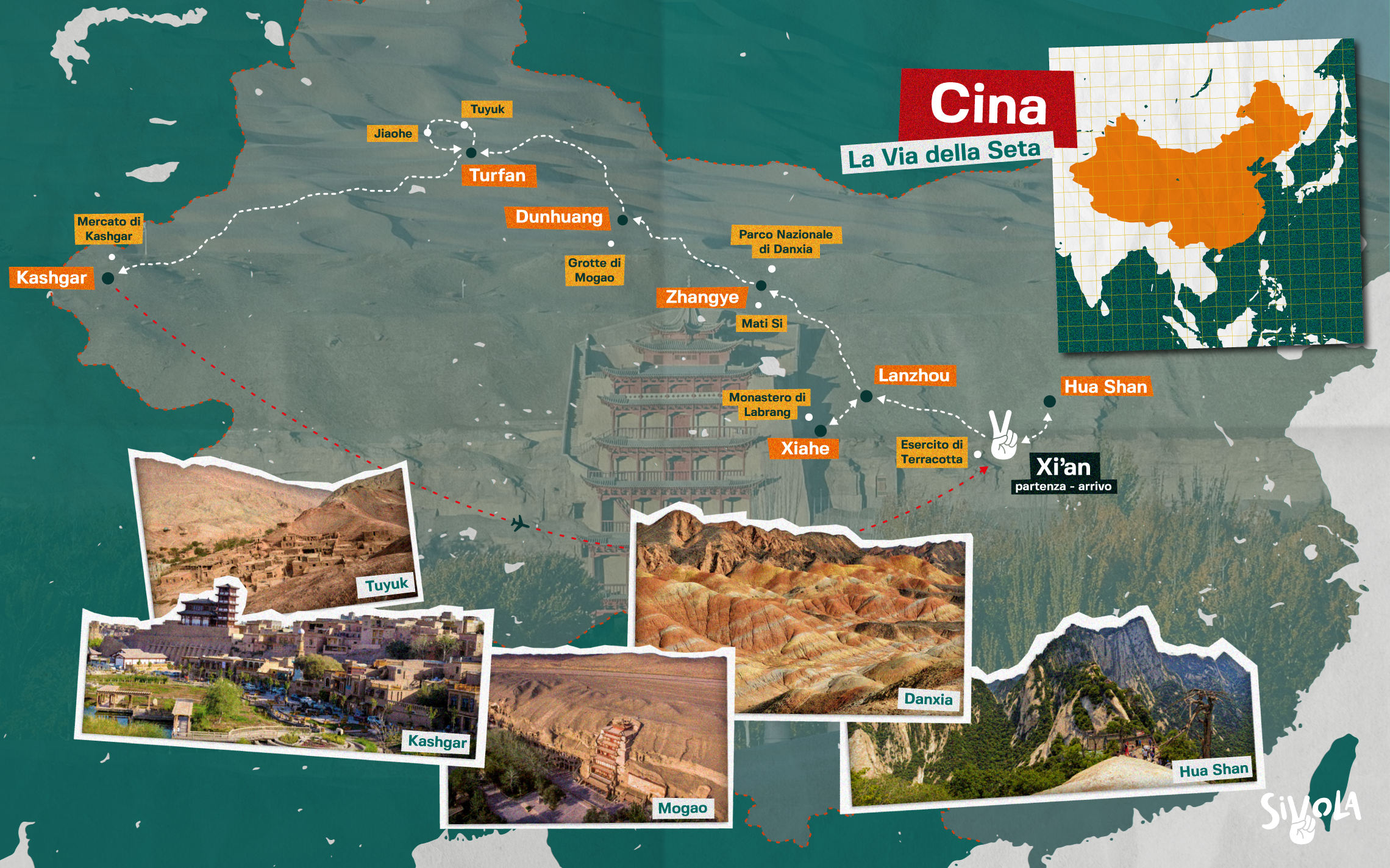 Viaggio di Gruppo in Cina via della seta