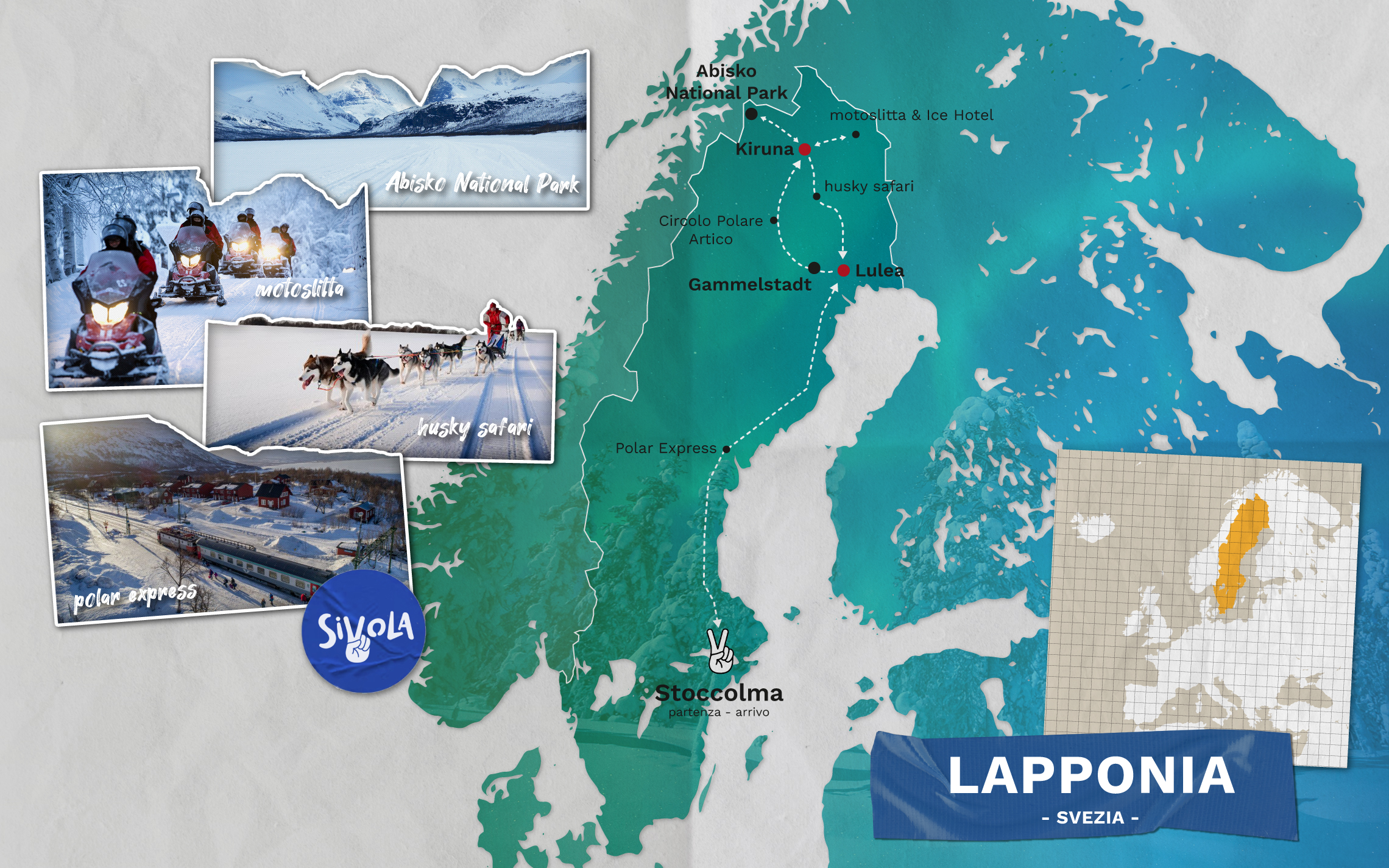 Viaggio di gruppo Lapponia